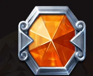 Orange Hexagon Gem